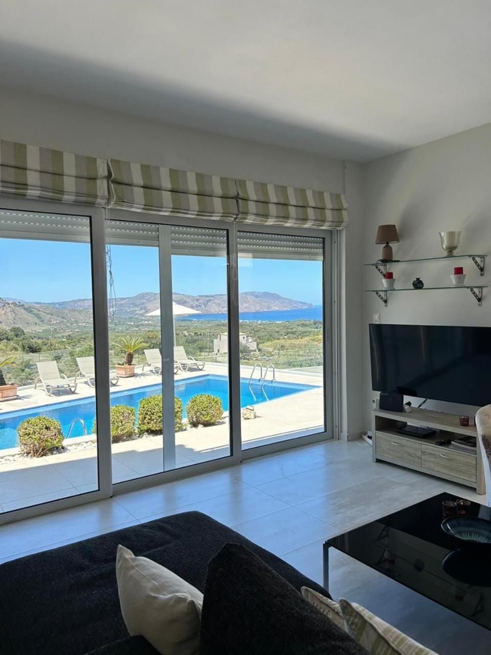Villa Vuna - Private Pool -Sea View Khania Eksteriør bilde