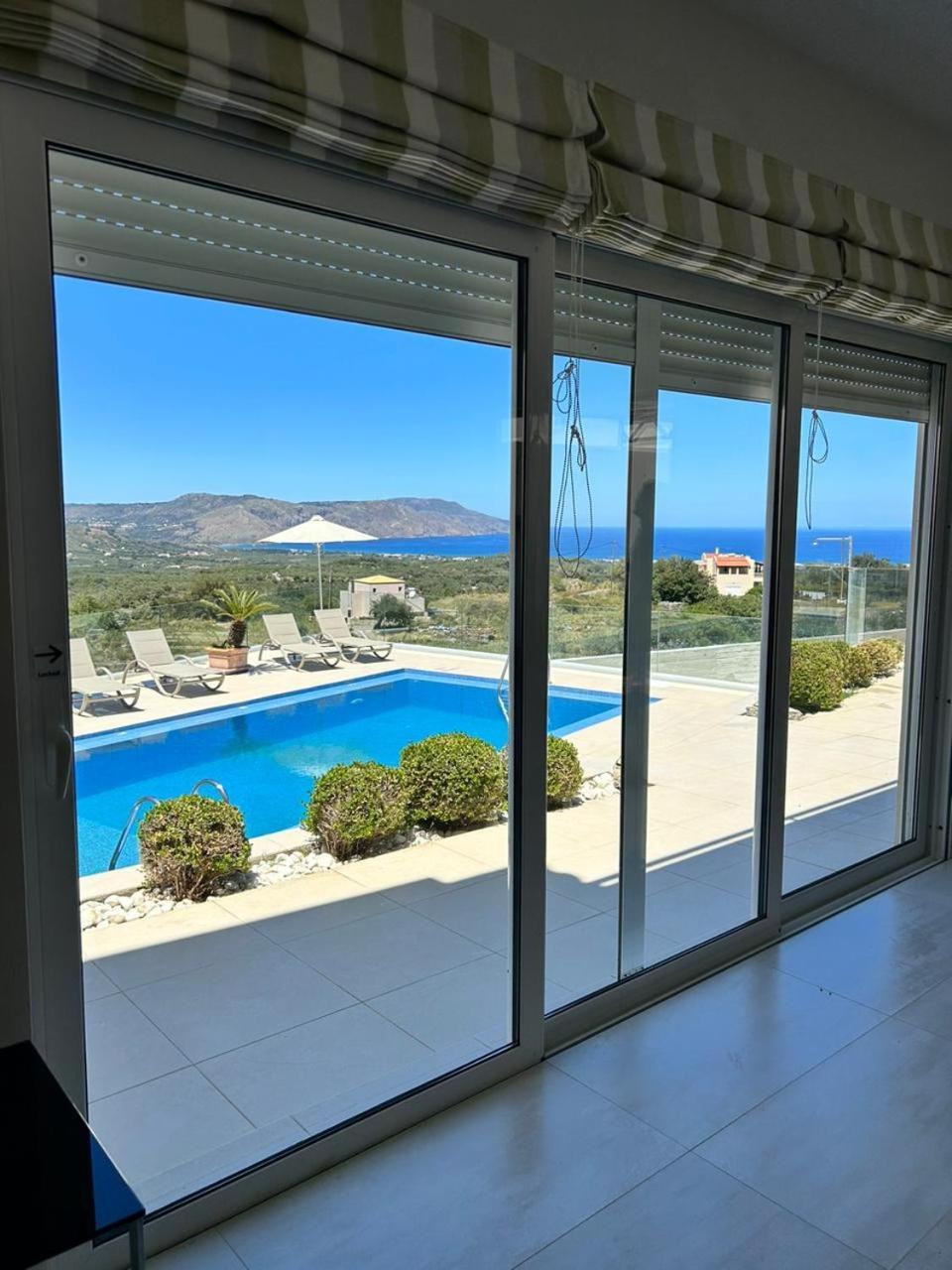 Villa Vuna - Private Pool -Sea View Khania Eksteriør bilde
