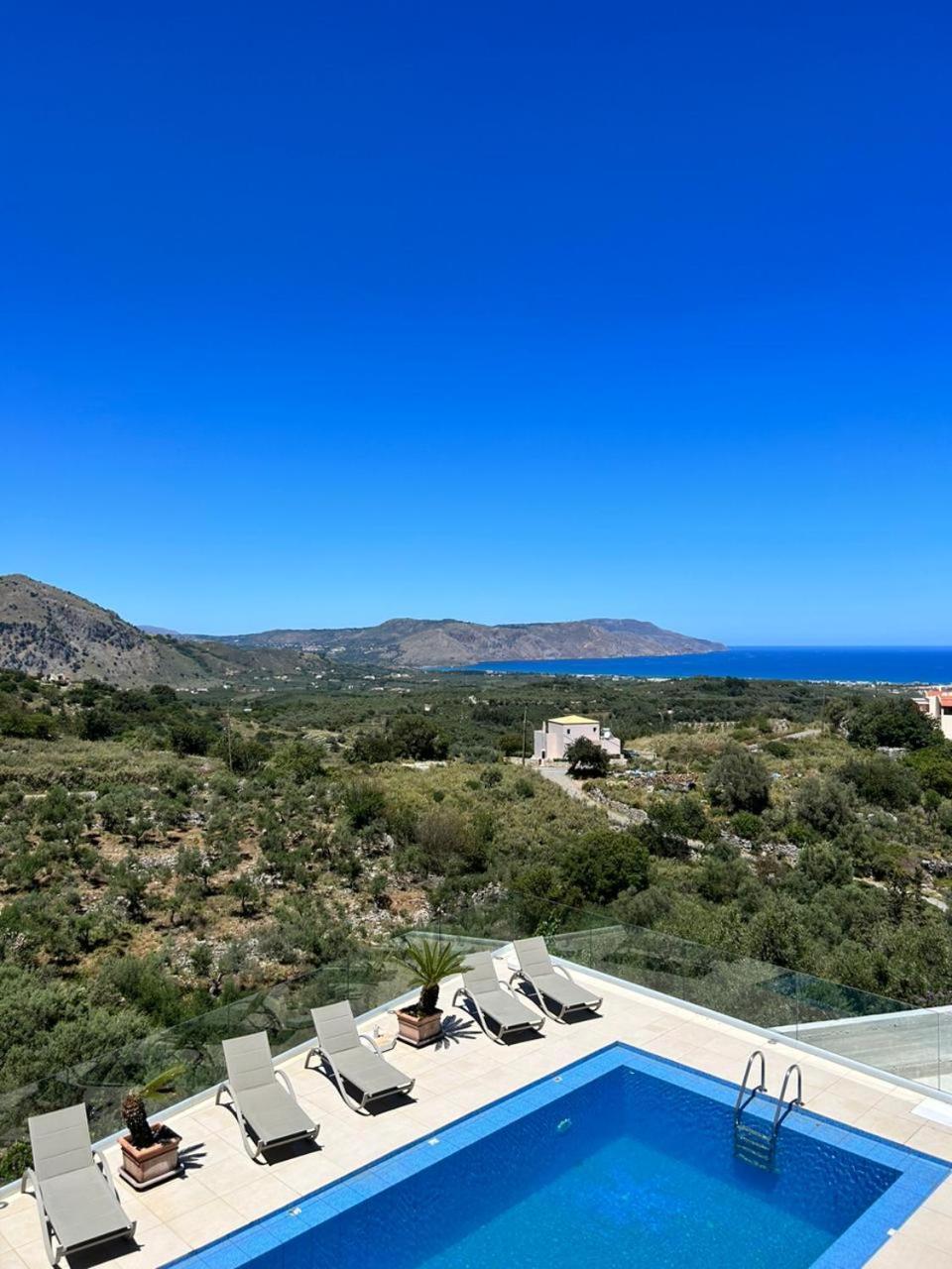 Villa Vuna - Private Pool -Sea View Khania Eksteriør bilde